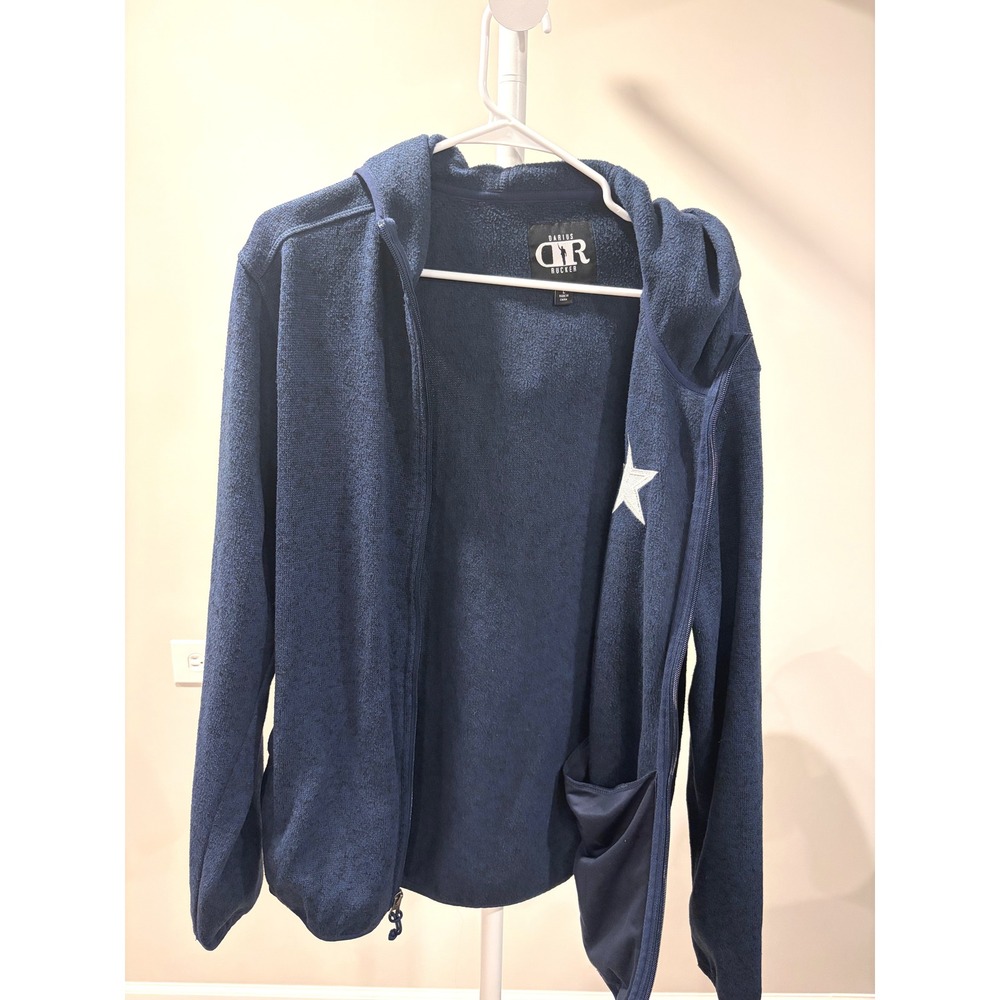Darius Rucker X NFL Men's Dallas Cowboys Star Full Zip Hoodie Jacket Navy L